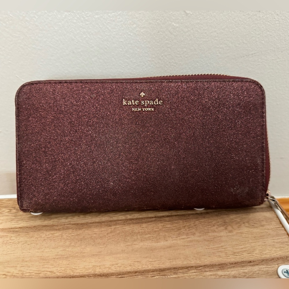 Kate Spade Purple Glimmer Wallet